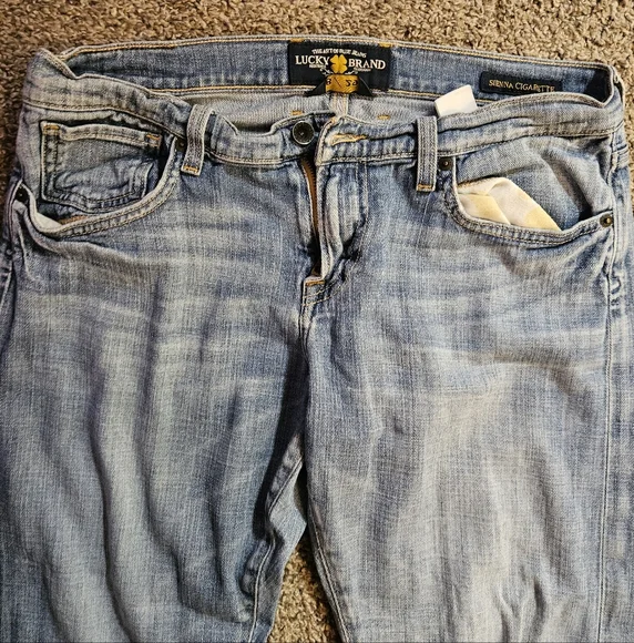 Lucky Brand Women's Light Blue Sienna Cigarette Jeans - Picture 4 of 6